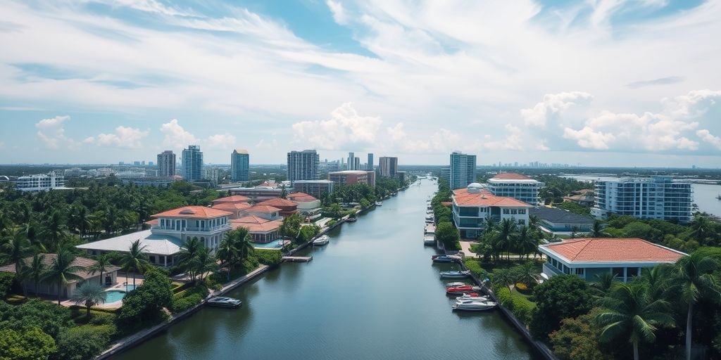 Propiedades lujosas en Miami y Orlando.