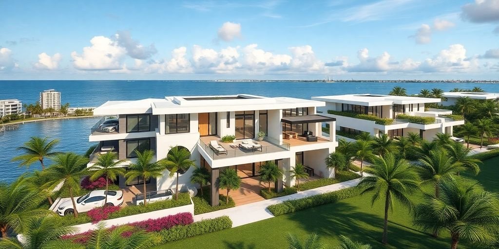 Propiedades de lujo en West Eleventh, Miami con vistas impresionantes.